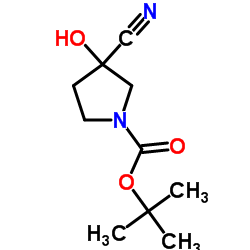 tert-Butyl 3-cyano-3-hydroxypyrrolidine-1-carboxylate picture