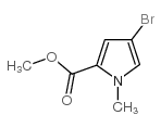 Methyl 4-bromo-1-methyl-1H-pyrrole-2-carboxylate picture