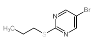 5-Bromo-2-(propylthio)pyrimidine structure