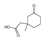3-methylcyclohexanone-3-acetic acid结构式