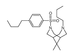 7-butyl-3-(4-butylphenyl)sulfonyl-9,9-dimethyl-3,7-diazabicyclo[3.3.1]nonane Structure