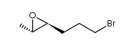 cis-6-bromo-2,3-epoxyhexane Structure
