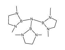 tris(1,3-dimethyl-1,3,2-diazaborolidinyl)amine Structure