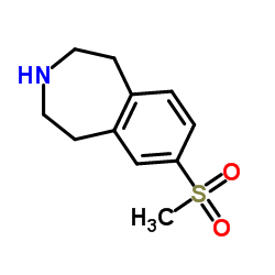 7-Methanesulfonyl-2,3,4,5-tetrahydro-1H-benzo[d]azepine structure