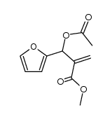methyl 2-(acetoxy(furan-2-yl)methyl)acrylate结构式