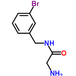 N-(3-Bromobenzyl)glycinamide结构式