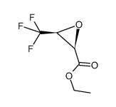 (2R,3S)-3-Trifluoromethyl-oxirane-2-carboxylic acid ethyl ester Structure