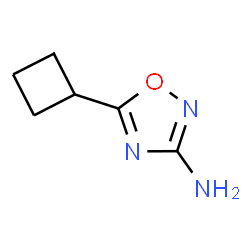 5-Cyclobutyl-1,2,4-oxadiazol-3-amine structure