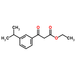 Ethyl 3-(3-isopropylphenyl)-3-oxopropanoate结构式