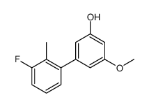 3-(3-fluoro-2-methylphenyl)-5-methoxyphenol结构式
