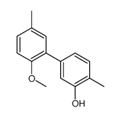 5-(2-methoxy-5-methylphenyl)-2-methylphenol结构式