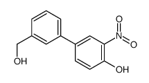 4-[3-(hydroxymethyl)phenyl]-2-nitrophenol结构式