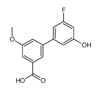 3-(3-fluoro-5-hydroxyphenyl)-5-methoxybenzoic acid Structure