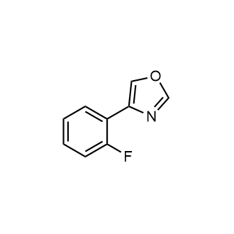 4-(2-Fluorophenyl)oxazole structure