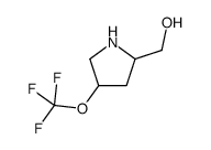 [4-(Trifluoromethoxy)-2-pyrrolidinyl]methanol Structure