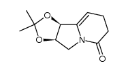 (-)-(7S,8R)-7,8-O-isopropylidenedioxy-2-oxo-1-azabicyclo[4.3.0]non-5-ene Structure