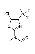 N-[5-chloro-4-(trifluoromethyl)-1,3-thiazol-2-yl]-N-methylacetamide结构式