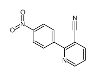 2-(4-nitrophenyl)pyridine-3-carbonitrile structure