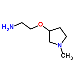 2-[(1-Methyl-3-pyrrolidinyl)oxy]ethanamine Structure