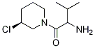 (S)-2-AMino-1-(3-chloro-piperidin-1-yl)-3-Methyl-butan-1-one结构式