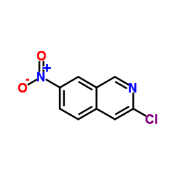 3-Chloro-7-nitroisoquinoline Structure