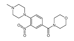 [4-(4-methylpiperazin-1-yl)-3-nitrophenyl]-morpholin-4-ylmethanone Structure