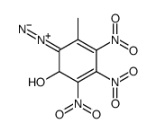 6-diazo-5-methyl-2,3,4-trinitrocyclohexa-2,4-dien-1-ol结构式