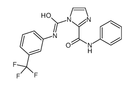 1-(N-m-Trifluoromethylphenyl)-2-(N-phenyl)imidazole-1,2-dicarboxamide Structure