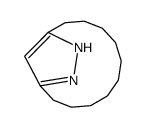 13,14-diazabicyclo[10.2.1]pentadeca-1(15),12-diene结构式