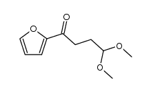 1,1-dimethoxy-4-(2-furyl)-4-butanone结构式