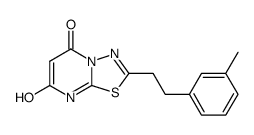 7-hydroxy-2-(3-methylphenethyl)-5H-[1,3,4]thiadiazolo[3,2-a]pyrimidin-5-one Structure