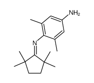 3,5-dimethyl-4-((2,2,5,5-tetramethylcyclopentylidene)amino)aniline结构式