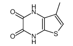 (9CI)-1,4-二氢-7-甲基-噻吩并[2,3-b]吡嗪-2,3-二酮结构式
