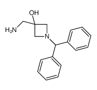 3-(aminomethyl)-1-benzhydrylazetidin-3-ol结构式