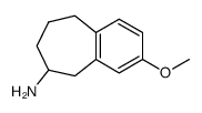 3-methoxy-6,7,8,9-tetrahydro-5H-benzocyclohepten-6-ylamine结构式