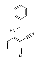 2-[(benzylamino)-methylsulfanylmethylidene]propanedinitrile Structure