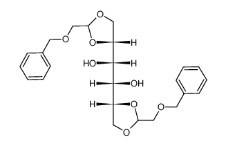 (1S,2S)-1,2-bis((4R)-2-((benzyloxy)methyl)-1,3-dioxolan-4-yl)ethane-1,2-diol结构式