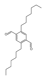 2,5-diheptylterephthalaldehyde Structure