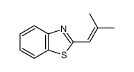 Benzothiazole, 2-(2-methyl-1-propenyl)- (9CI) structure