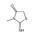 2-imino-3-methyl-1,3-thiazolidin-4-one结构式