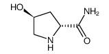 2-Pyrrolidinecarboxamide,4-hydroxy-,(2R-trans)-(9CI)结构式