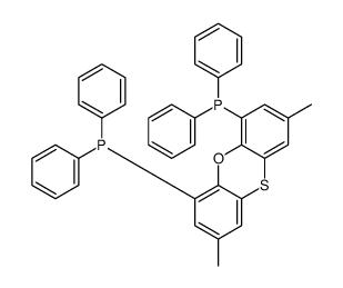 (2,8-Dimethyl-4,6-phenoxathiinediyl)bis(diphenylphosphine) Structure