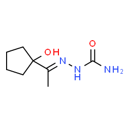 Ketone, 1-hydroxycyclopentyl methyl, semicarbazone (6CI,8CI)结构式