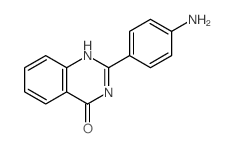 2-(4-氨基苯基)-4(3H)-喹唑啉酮结构式