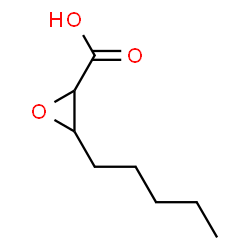 Oxiranecarboxylic acid, 3-pentyl- (9CI) Structure