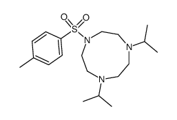 1,4-diisopropyl-7-(p-tolylsulfonyl)-1,4,7-triazacyclononane Structure
