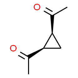 (1R,2S)-1,2-Diacetylcyclopropane Structure