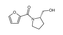 (S)-furan-2-yl(2-(hydroxymethyl)pyrrolidin-1-yl)methanone结构式