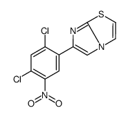 6-(2,4-dichloro-5-nitrophenyl)imidazo[2,1-b][1,3]thiazole结构式