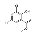 methyl 2,6-dichloro-3-hydroxypyridine-4-carboxylate Structure